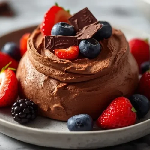 Chocolate Cottage Cheese Mousse recipe