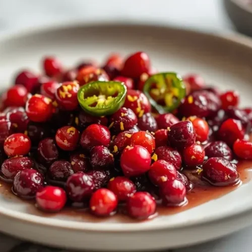 Cranberry Jalapeño Relish recipe