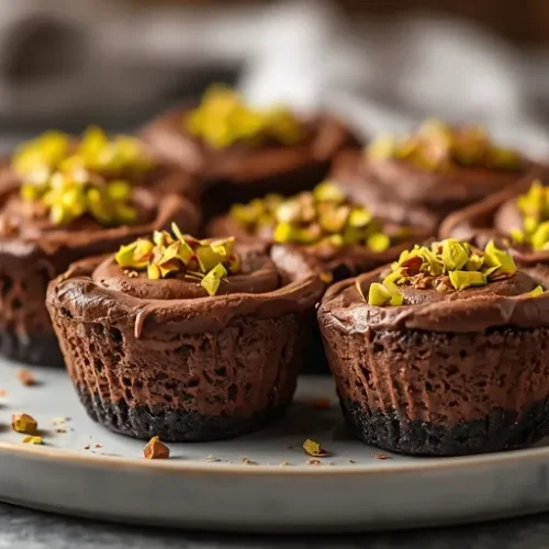 Dubai Chocolate Cheesecake Cups recipe