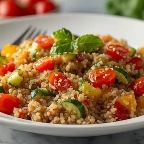 One Pan Turkey Quinoa Skillet recipe