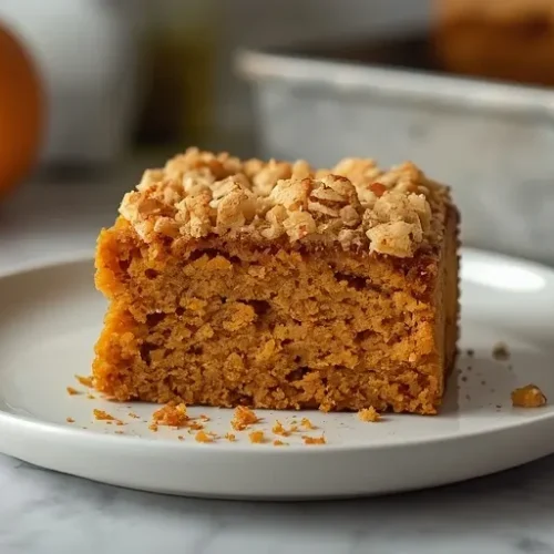 Pumpkin Streusel Sourdough Cake recipe