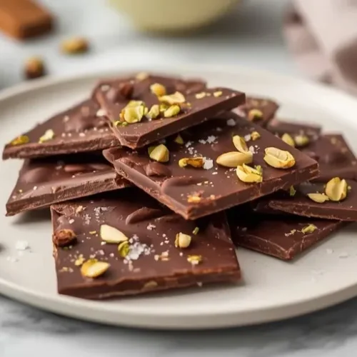 Salted Pistachio Chocolate Bark recipe