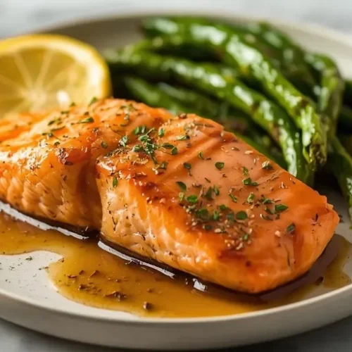 Sheet Pan Maple Mustard Salmon recipe