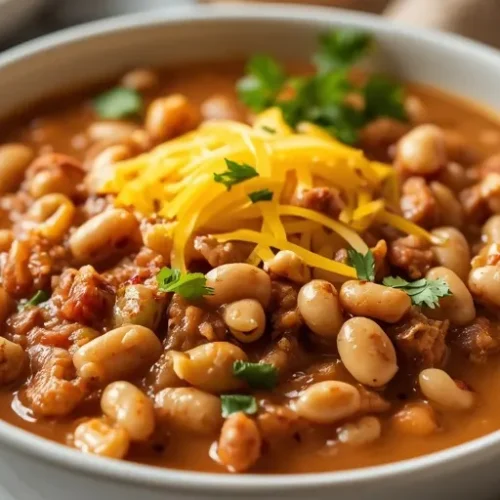 White Bean Turkey Chili recipe